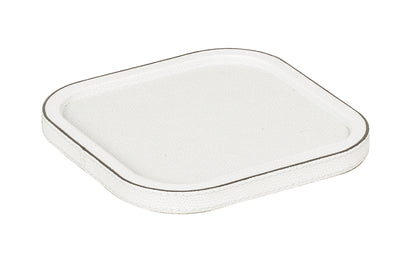 Giobagnara | Polo Stackable Valet Tray: Leather-covered stackable tray in round, square, and rectangular shapes with multiple sizes | Decor / Valet Trays | 2Jour Concierge, your luxury lifestyle shop | premium valet trays for expensive interiors, luxury decorative storage, office desks, bedside tables, and coordinated wardrobe systems