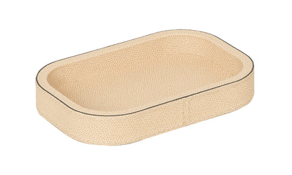 Giobagnara | Polo Stackable Valet Tray: Leather-covered wood stackable tray in round, square, and rectangular shapes with multiple sizes | Decor / Valet Trays | 2Jour Concierge, your luxury lifestyle shop | premium valet trays for expensive interiors, luxury decorative storage, office desks, bedside tables, and coordinated wardrobe systems