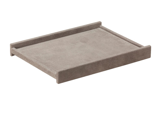x Stephane Parmentier Enzo Rally Leather-Covered Valet Tray Rectangular Medium