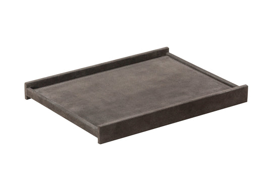 x Stephane Parmentier Enzo Rally Leather-Covered Valet Tray Rectangular Large