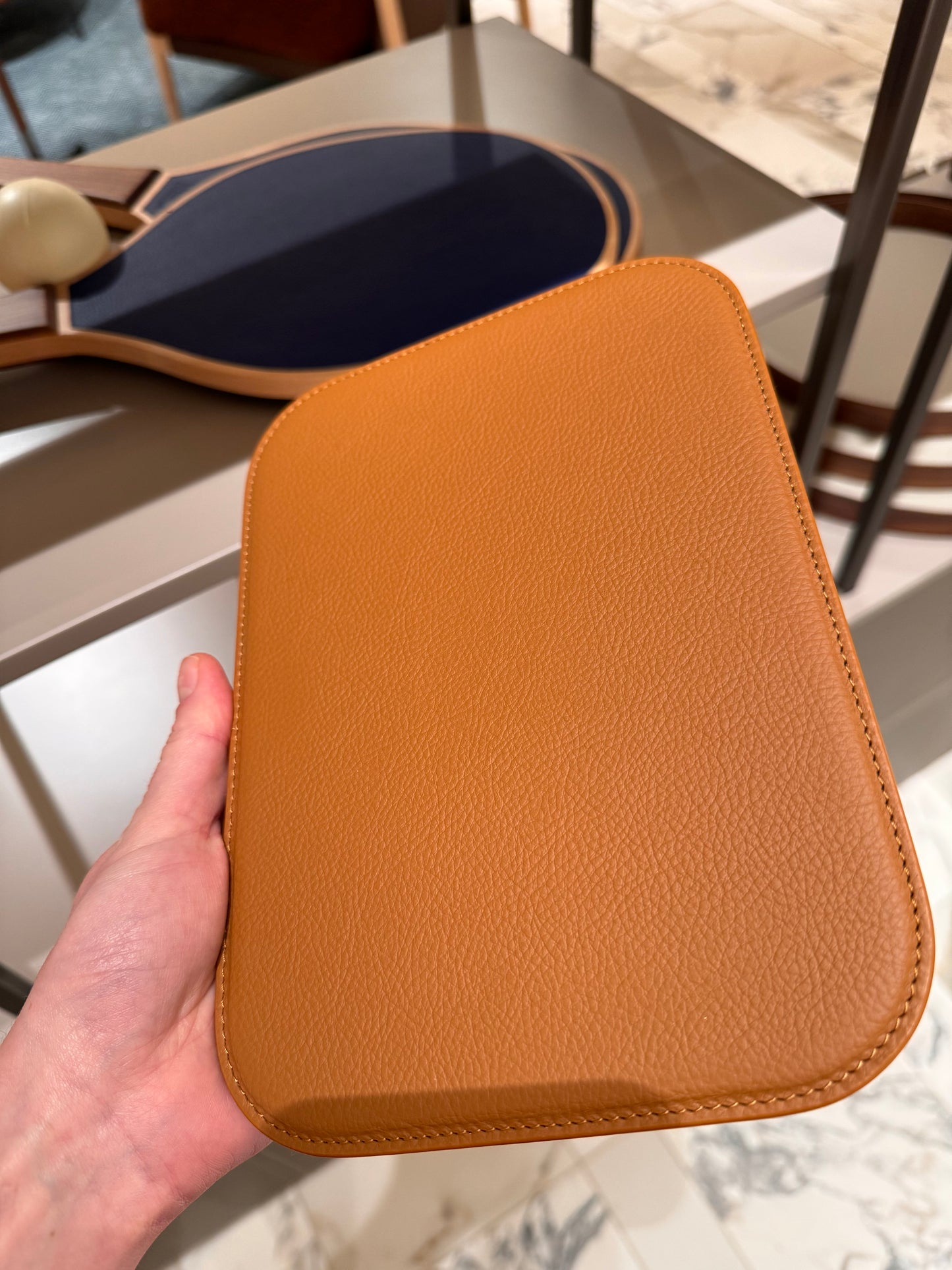 x Poltrona Frau Leather-Covered Rigid Mouse Pad