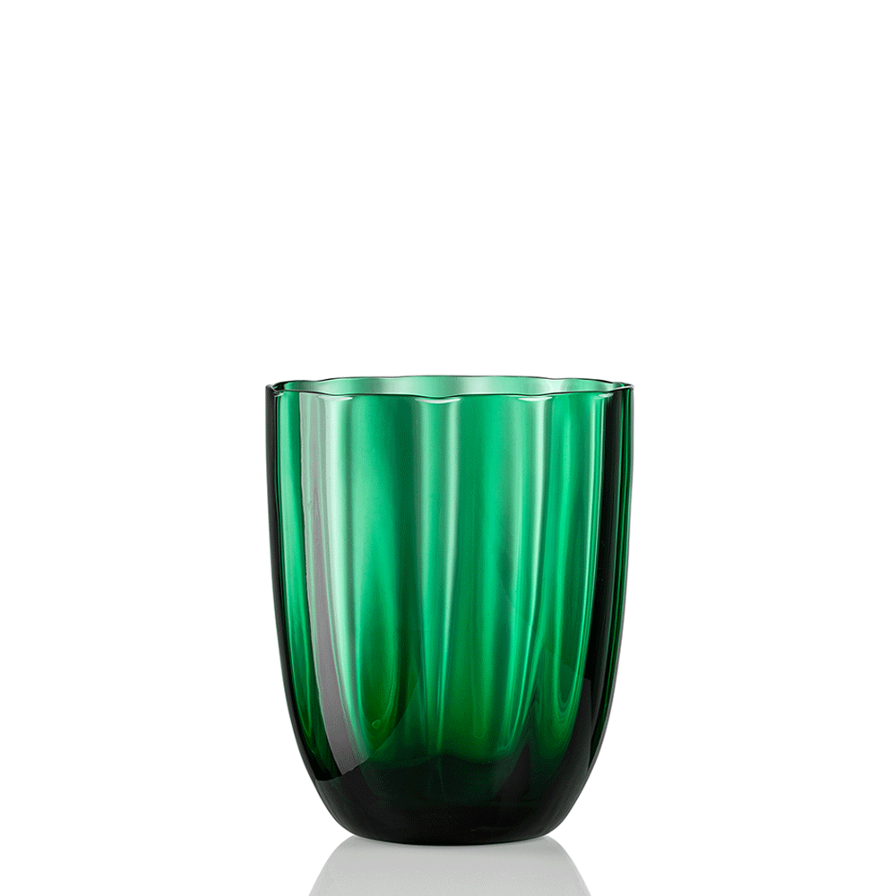 Idra Textured Murano Glass Tumbler