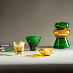 Issey Murano Glass Vase Set of 5