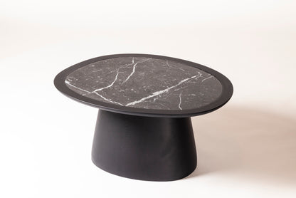Giobagnara × Kelly Wearstler Maris | Coffee Tables: Solid wood base with marble top in Bardiglio, Royal Yellow, or Marquina Black | Furniture / Coffee Tables | 2Jour Concierge, your luxury lifestyle shop | luxury interiors, designer living, hospitality décor, refined modern homes, yacht interiors, boutique hotels, executive offices