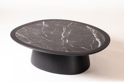Giobagnara × Kelly Wearstler Maris | Coffee Tables: Solid wood base with marble top in Bardiglio, Royal Yellow, or Marquina Black | Furniture / Coffee Tables | 2Jour Concierge, your luxury lifestyle shop | luxury interiors, designer living, hospitality décor, refined modern homes, yacht interiors, boutique hotels, executive offices