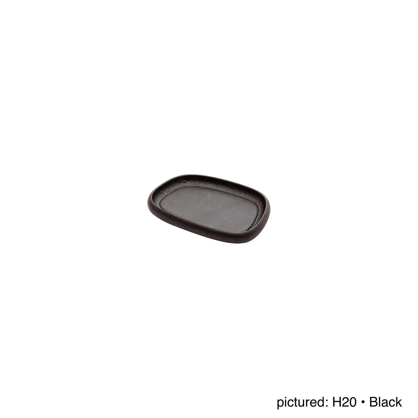 Kelly Wearstler × Giobagnara | Maris Lacquered Wood Rectangular Stacking Tray: Materic lacquered wood rectangular stacking tray with removable calfskin deer leather inlay, natural or wenge, four sizes | Tabletop / Serveware | 2Jour Concierge, your luxury lifestyle shop | luxury stacking tray, Kelly Wearstler Giobagnara Maris, lacquered wood tray, leather inlay tray, Italian luxury tabletop, designer stacking tray, materic lacquer tray