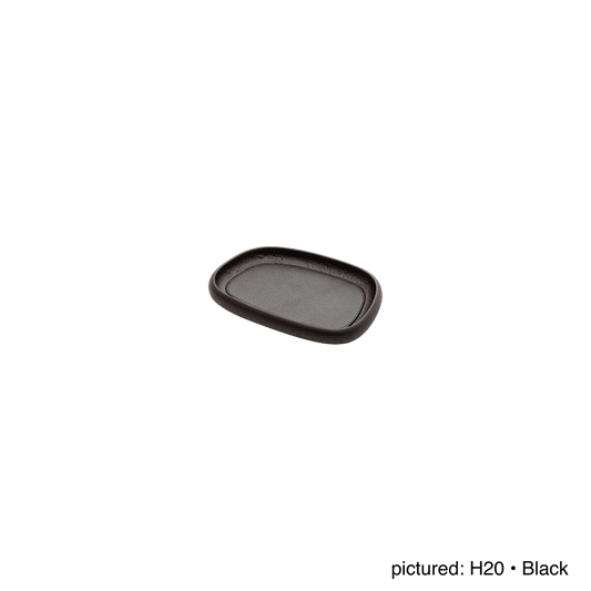 Kelly Wearstler × Giobagnara | Maris Lacquered Wood Rectangular Stacking Tray: Materic lacquered wood rectangular stacking tray with removable calfskin deer leather inlay, natural or wenge, four sizes | Tabletop / Serveware | 2Jour Concierge, your luxury lifestyle shop | luxury stacking tray, Kelly Wearstler Giobagnara Maris, lacquered wood tray, leather inlay tray, Italian luxury tabletop, designer stacking tray, materic lacquer tray