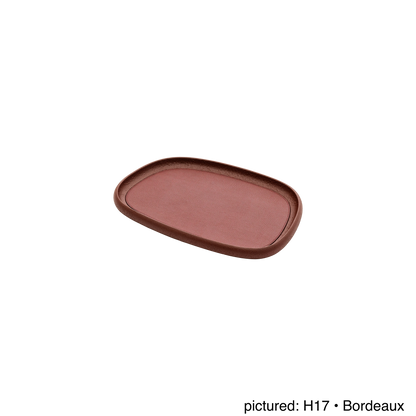 Kelly Wearstler × Giobagnara | Maris Lacquered Wood Rectangular Stacking Tray: Materic lacquered wood rectangular stacking tray with removable calfskin deer leather inlay, natural or wenge, four sizes | Tabletop / Serveware | 2Jour Concierge, your luxury lifestyle shop | luxury stacking tray, Kelly Wearstler Giobagnara Maris, lacquered wood tray, leather inlay tray, Italian luxury tabletop, designer stacking tray, materic lacquer tray