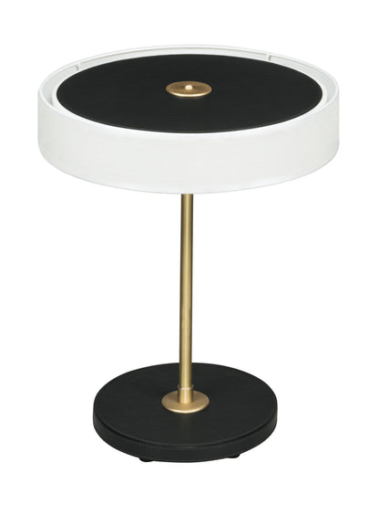 Fly Leather-Covered Table Lamp, L