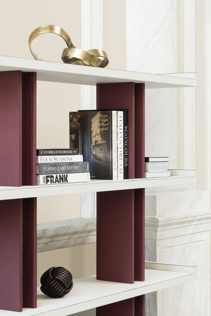 x Stéphane Parmentier Pagoda Leather-Covered Bookshelf