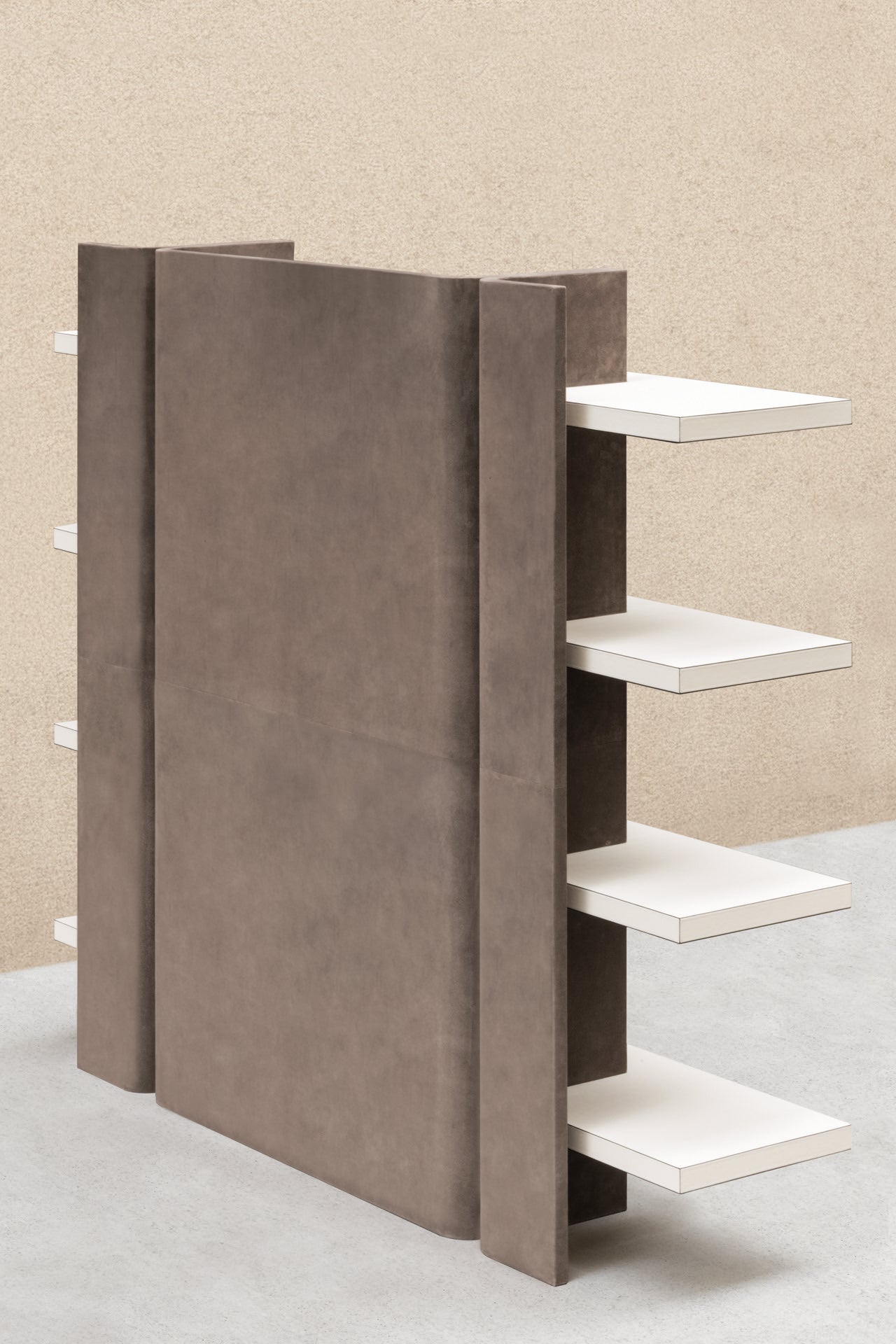 x Stéphane Parmentier Vector Leather-Covered Bookshelf