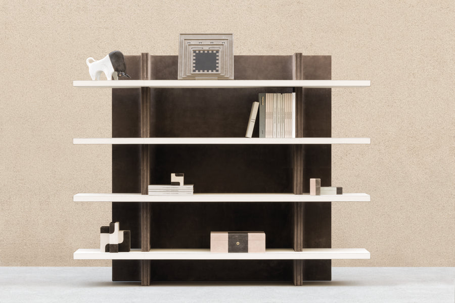 x Stéphane Parmentier Vector Leather-Covered Bookshelf