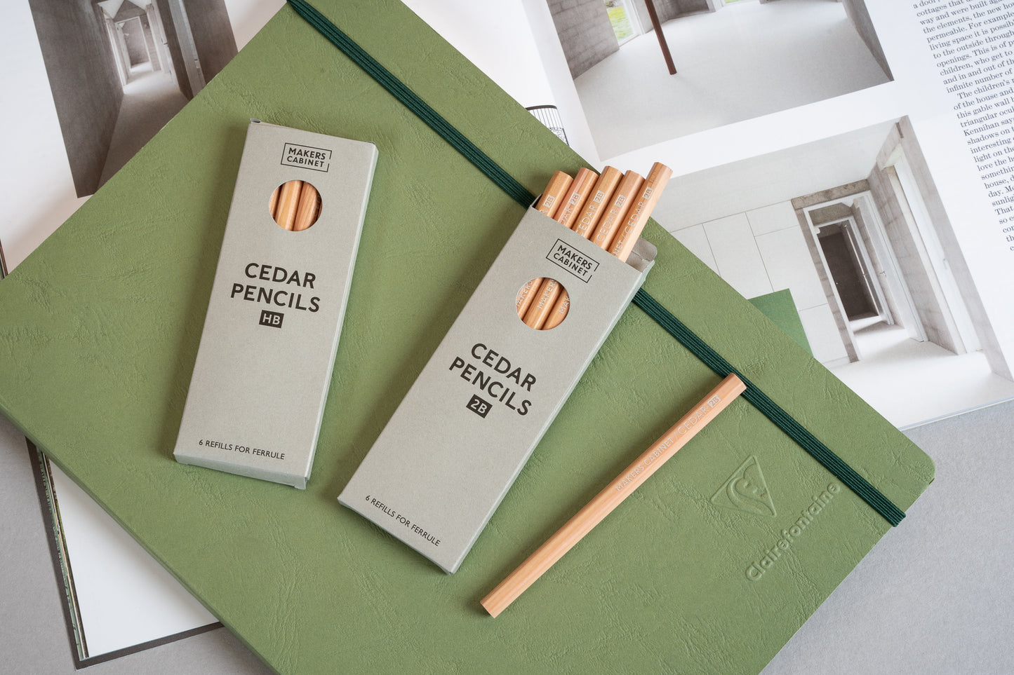 Makers Cabinet Cedar Pencils for Ferrule | 2Jour Concierge, #1 luxury high-end gift & lifestyle shop
