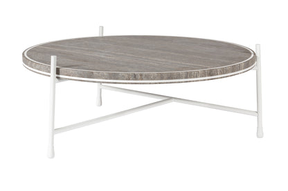 Giobagnara × Stéphane Parmentier Oblivion | Round Travertine Coffee Table: Travertine top with slim metal legs in bronze or white, available in classic or titanium finishes | Furniture / Coffee Tables | 2Jour Concierge, your luxury lifestyle shop | luxury interiors, elegant living, hospitality décor, boutique hotels, yacht décor, executive offices, refined lifestyle
