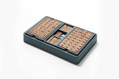 x Poltrona Frau Leather-Covered Wood Mahjong Set