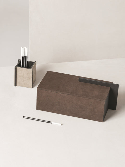 x Stéphane Parmentier Malaparte Suede & Metal Box