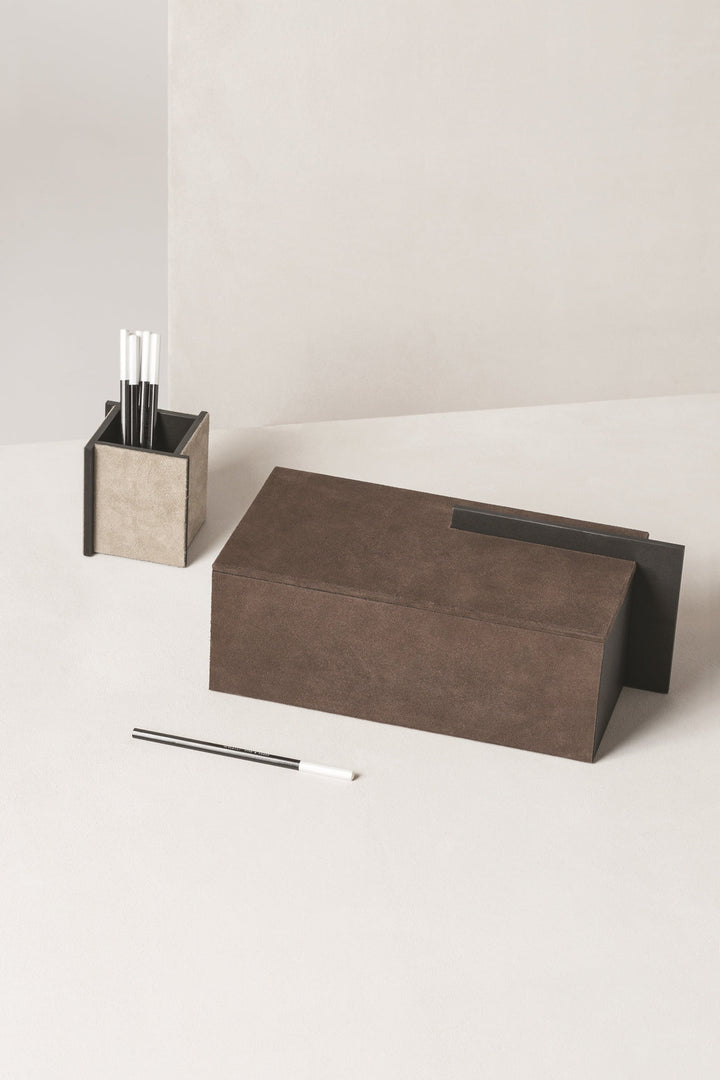 x Stéphane Parmentier Malaparte Suede & Metal Box