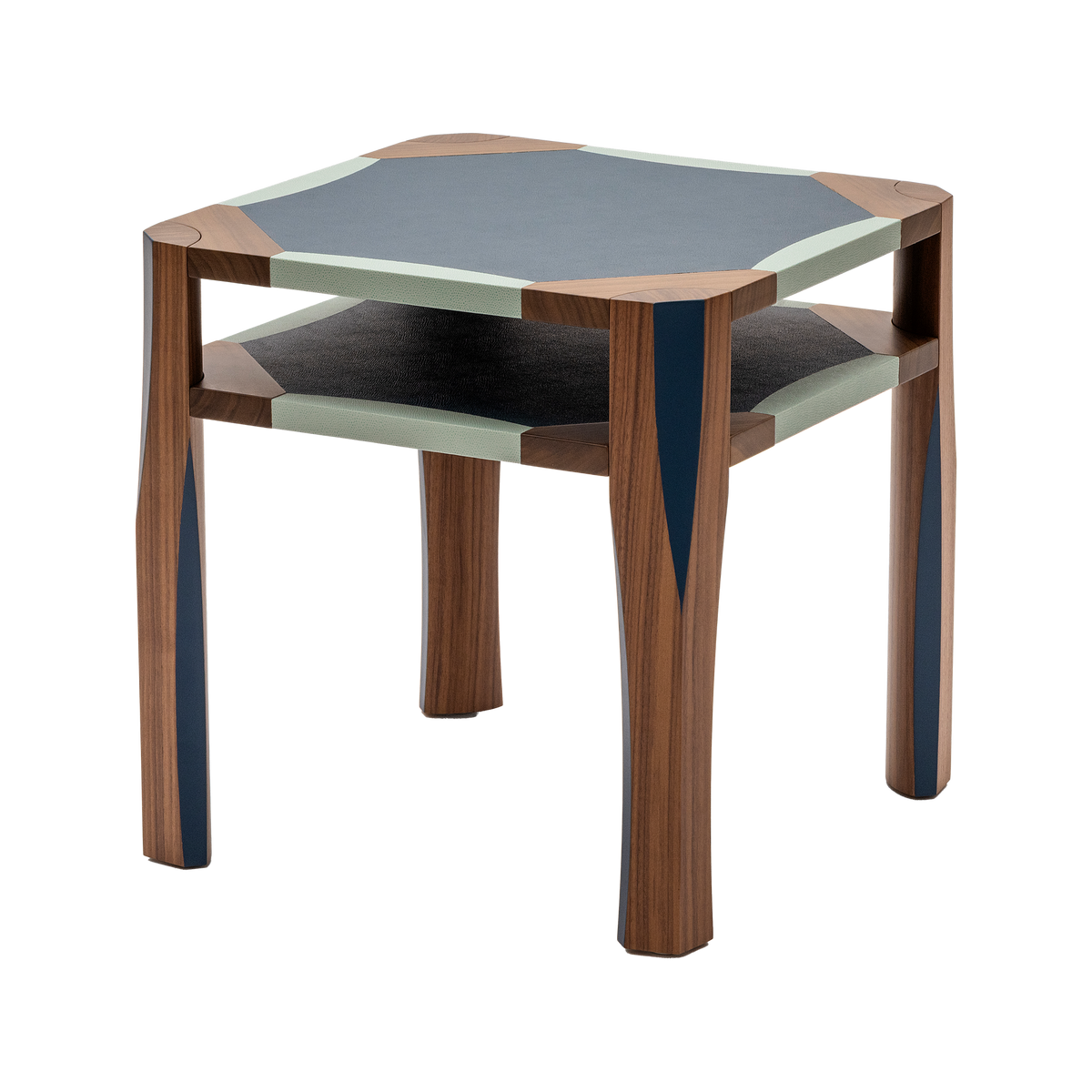x Martino Gamper Margo Wood & Leather Side Table