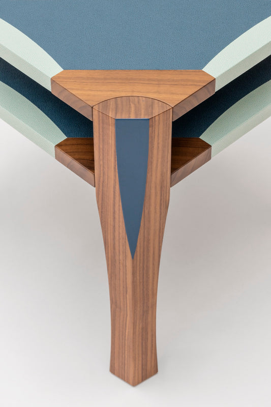 x Martino Gamper Margo Wood & Leather Side Table