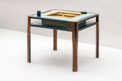 x Martino Gamper Margo Wood & Leather Game Table