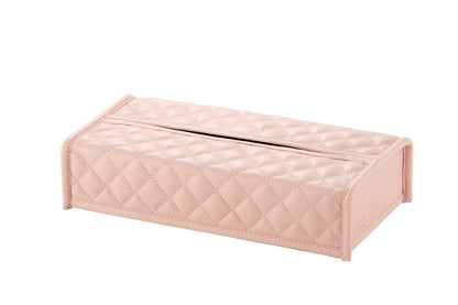 Riviere Elba Quilted Diamonds Leather Tissue Holder | Padded Leather Tissue Box Cover | Elegant Quilted Diamonds Design | Explore a Range of Luxury Home Accessories and Yacht Decor at 2Jour Concierge, #1 luxury high-end gift & lifestyle shop