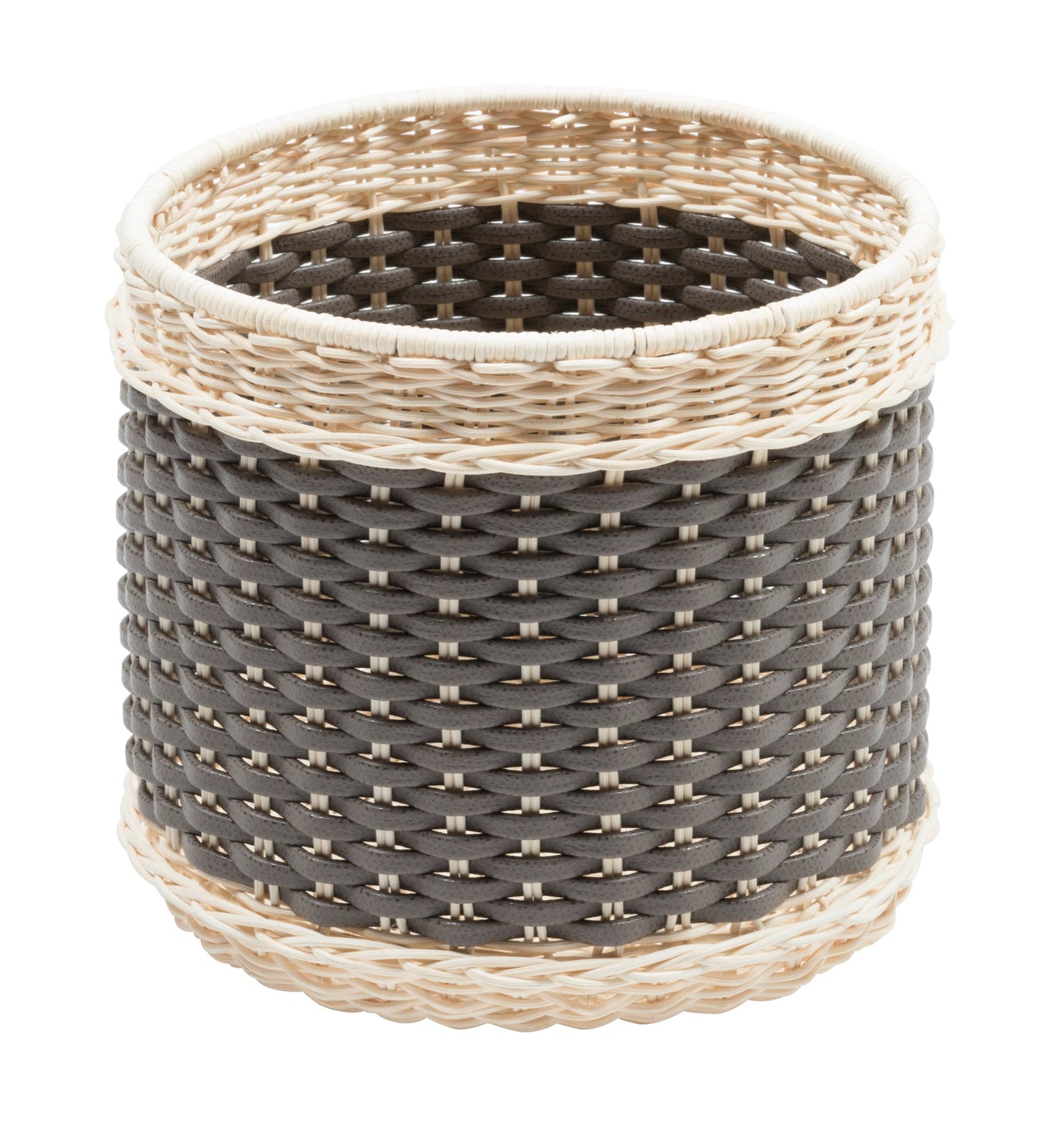 Pigment France Nîmes Leather & Rattan Bowl | Handwoven rattan and leather bowl available in three sizes, combining natural textures and subtle elegance | Décor / Bowls | 2Jour Concierge, your luxury lifestyle shop | luxury interiors, hospitality décor, refined lifestyle, elegant living, designer home accessories, boutique hotels, yacht décor, office décor