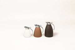 Monceau Leather-Covered Insulated Stainless Steel Carafe