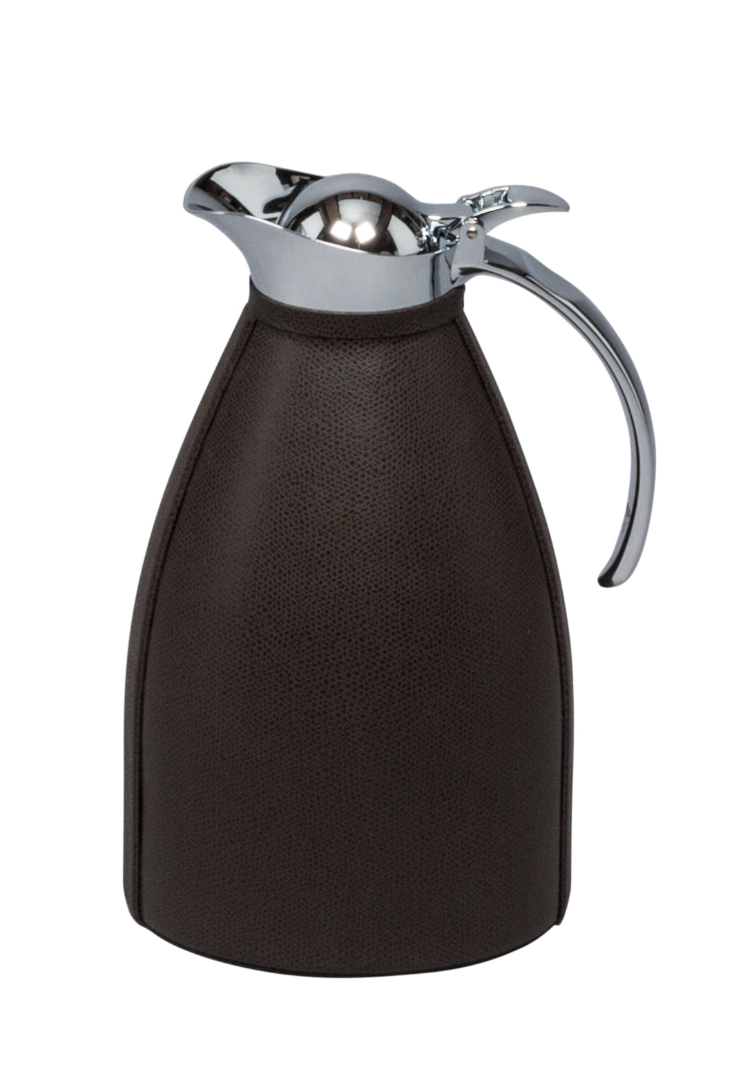 Monceau Leather-Covered Insulated Stainless Steel Carafe