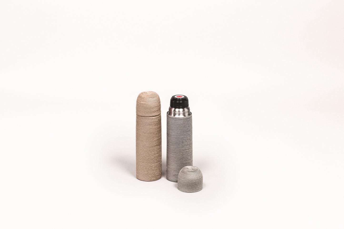 Pigment France Montaigne Thermos | Vacuum flask with a stainless steel double-walled body | Features a wide opening, quick-stop system for easy pouring, and a removable drinking mug | Available in covers: TechStraw, rattan, or willow | Barware and Serveware | 2Jour Concierge, your luxury lifestyle shop