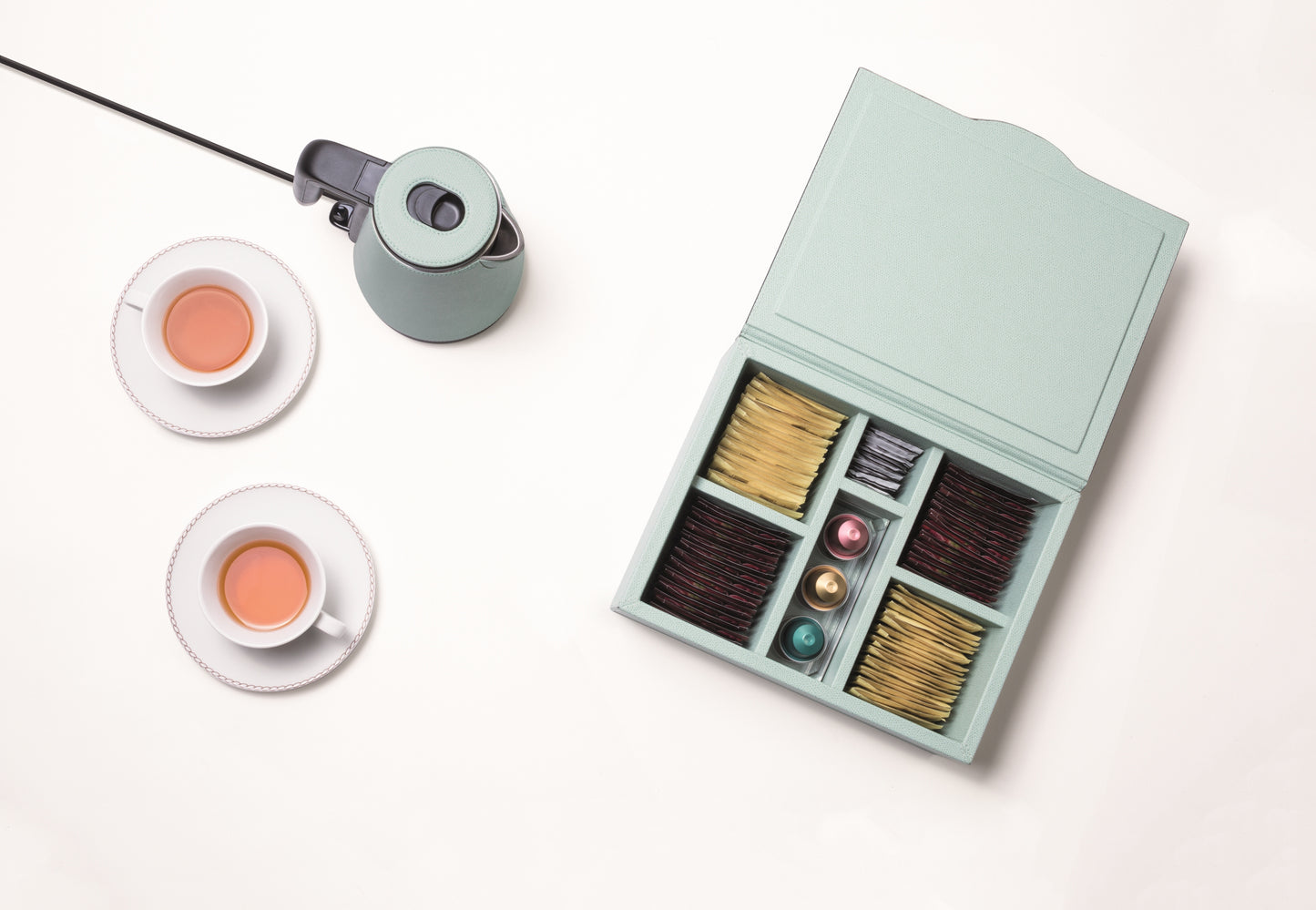Pigment France Saint-Germain Tea & Coffee Organizer | Luxury Kitchen Accessories, Elegant Beverage Storage & Gift Items | 2Jour Concierge, #1 luxury high-end gift & lifestyle shop