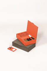 Saint-Germain Leather-Covered Wood Coffee Organizer For Nespresso Classic Capsules Lines (Sieger Lines Cup)
