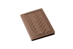 Herringbone Leather Passport Cover