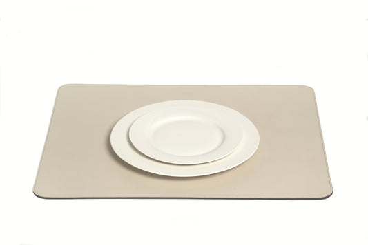 Pinetti Leather Placemat Rectangular with Rounded Corners | Elegant design with premium leather | Rounded corners for a sophisticated touch | Ideal for enhancing any dining setting | Home Decor and Serveware | 2Jour Concierge, your luxury lifestyle shop