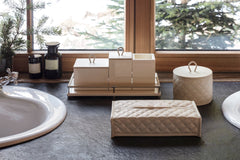 Thea Lacquered Wood Trinket Box without Lid