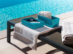 Barcellona Woven Leather Basket