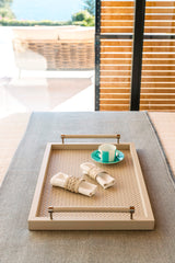 Nino Hand-Braided Leather Napkin Ring (Set of 4)