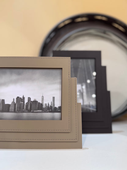 Broadway Regenerated Leather Picture Frame