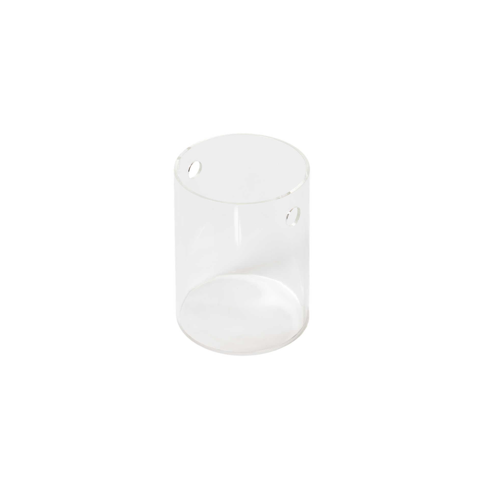 Riviere Ivo | Round Acrylic Lining: Transparent acrylic insert for Ivo bins, available in two height formats, designed for practical protection and easy maintenance | Office + Tech / Bins | 2Jour Concierge, your luxury lifestyle shop | luxury interiors, hospitality décor, elegant living, designer office accessories, boutique hotels, refined lifestyle, yacht décor, executive interiors