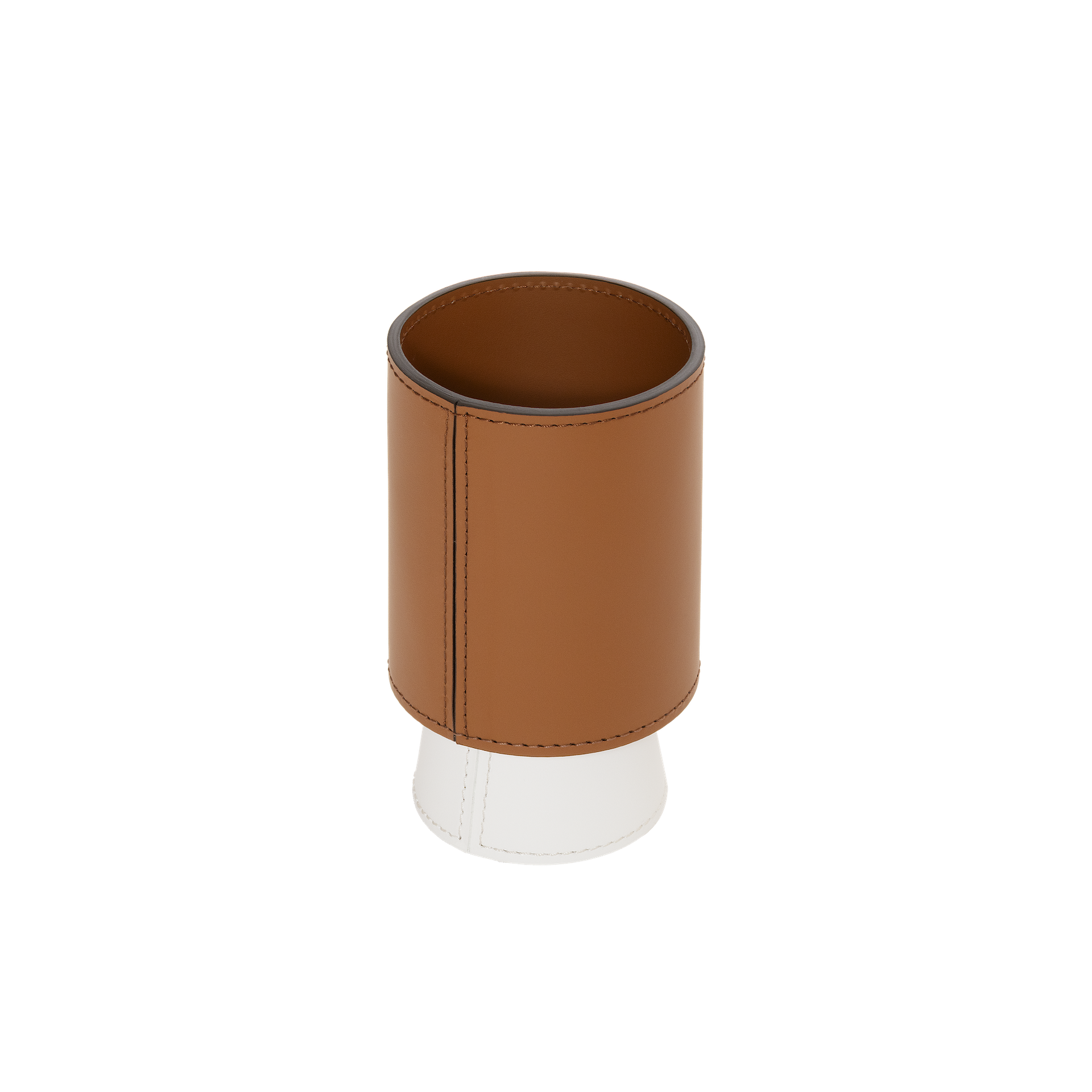 Rudi Zenit | Desk Set: Regenerated leather with contrasting base and smooth, matte finish, featuring a complete suite of accessories (desk blotter, pen holder, trays, and boxes) for organized and elegant workspaces | Office + Tech / Desk Sets & Organizers | 2Jour Concierge, your luxury lifestyle shop