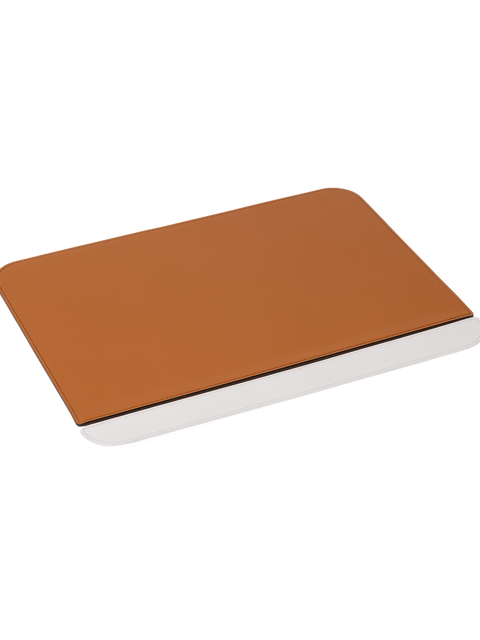 Rudi Zenit | Desk Set: Regenerated leather with contrasting base and smooth, matte finish, featuring a complete suite of accessories (desk blotter, pen holder, trays, and boxes) for organized and elegant workspaces | Office + Tech / Desk Sets & Organizers | 2Jour Concierge, your luxury lifestyle shop