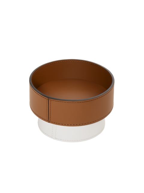 Rudi Zenit | Desk Set: Regenerated leather with contrasting base and smooth, matte finish, featuring a complete suite of accessories (desk blotter, pen holder, trays, and boxes) for organized and elegant workspaces | Office + Tech / Desk Sets & Organizers | 2Jour Concierge, your luxury lifestyle shop