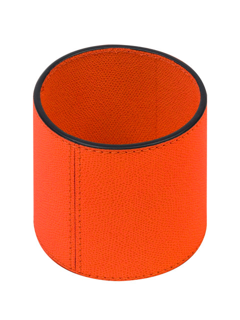 Giobagnara Unobic Leather Pen Holder | Sleek and Minimalist Design | All-Leather Structure for Durability and Elegance | Perfect for Organizing Your Desk | Explore a Range of Luxury Desk Accessories at 2Jour Concierge, #1 luxury high-end gift & lifestyle shop