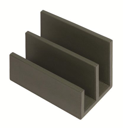 Giobagnara Arthur Leather-Covered Wood Envelope Holder | Sophisticated and Stylish Design | Crafted from Luxurious Leather and Wood | Perfect for Keeping Your Envelopes Organized | Explore a Range of Luxury Desk Accessories at 2Jour Concierge, #1 luxury high-end gift & lifestyle shop