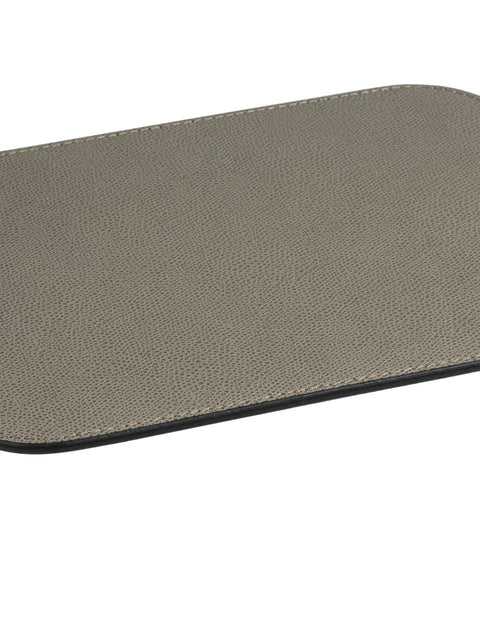 Giobagnara | Polo Mouse Pad: Leather-covered rigid pad with rounded corners | Office + Tech / Desk Sets & Organizers | 2Jour Concierge, your luxury lifestyle shop | contemporary workspace, fine Italian leather, precision craftsmanship, minimalist design
