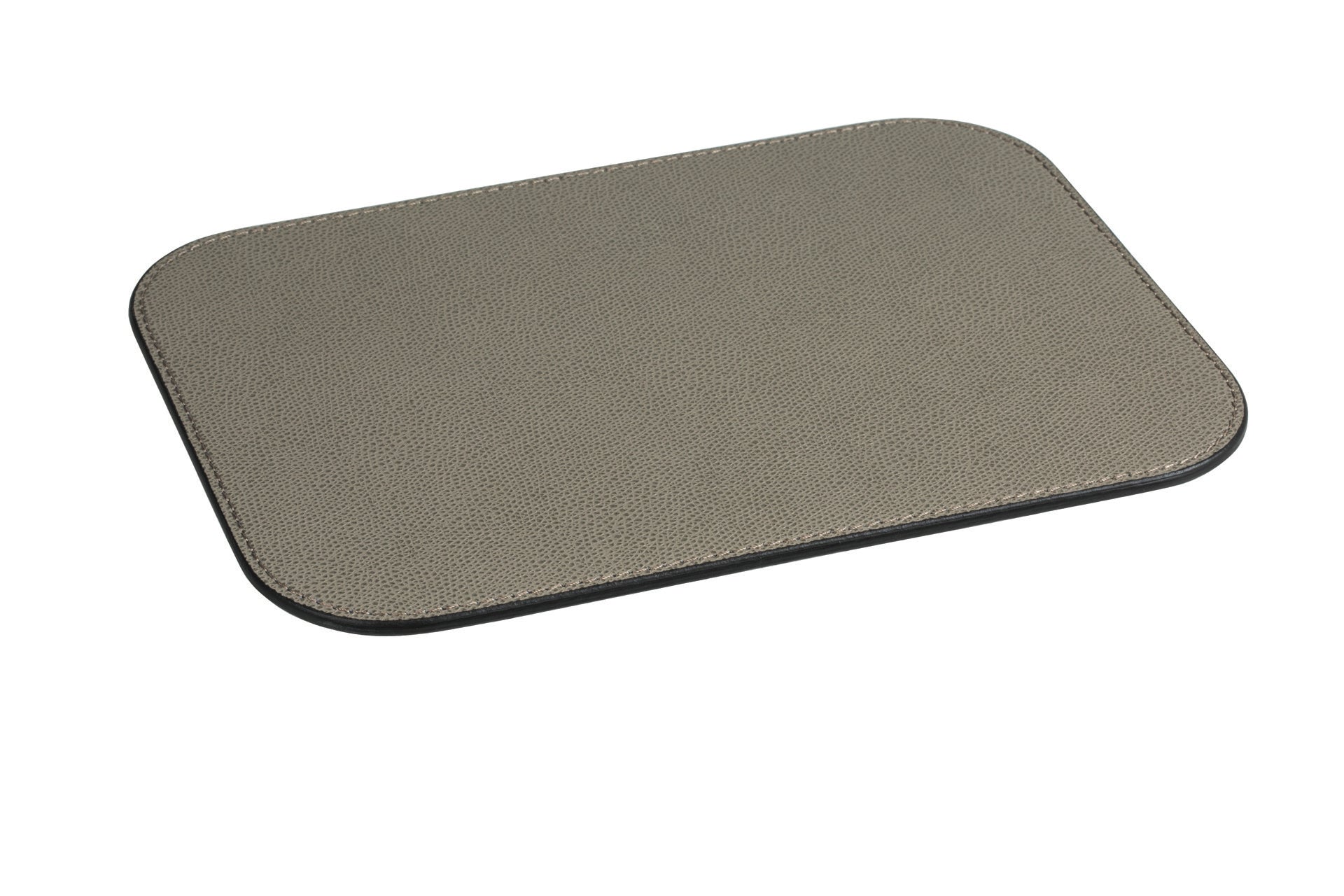 Giobagnara | Polo Mouse Pad: Leather-covered rigid pad with rounded corners | Office + Tech / Desk Sets & Organizers | 2Jour Concierge, your luxury lifestyle shop | contemporary workspace, fine Italian leather, precision craftsmanship, minimalist design