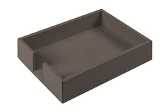 Leo Leather-Covered Wood A4 Paper Tray