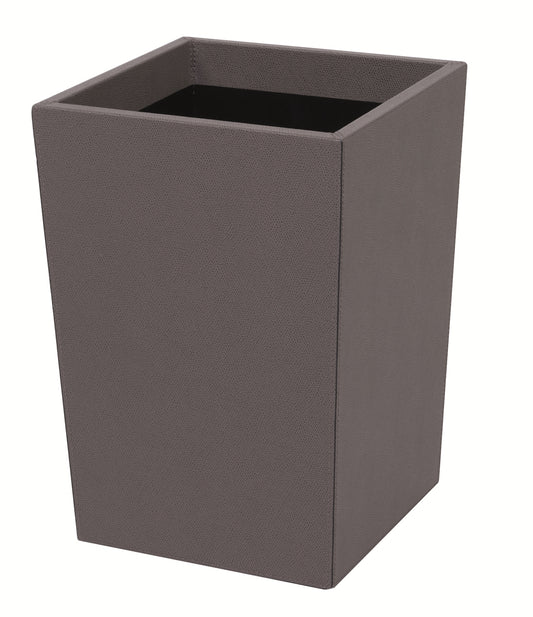 Giobagnara Jo Wastepaper Bin | Leather-covered wood structure | Explore Luxury Lifestyle Accessories at 2Jour Concierge, #1 luxury high-end gift & lifestyle shop