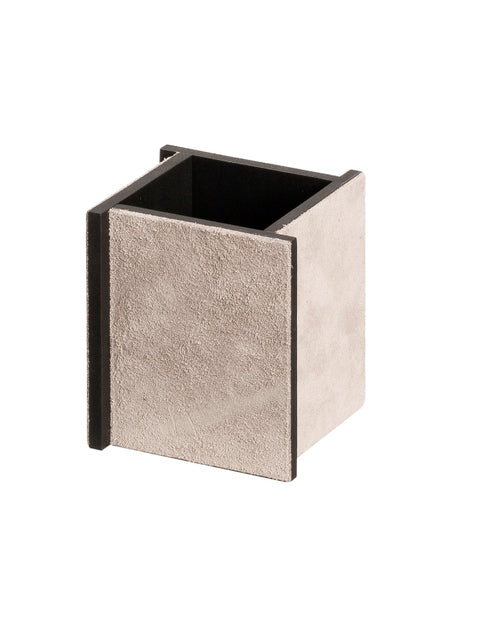 x Stéphane Parmentier Malaparte Suede & Metal Pen Holder