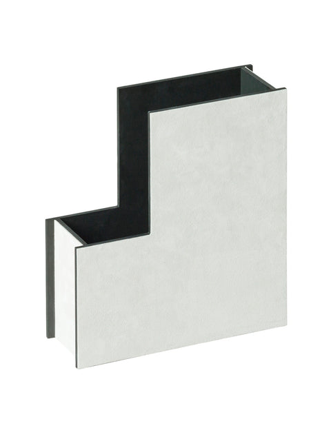 Giobagnara x Stéphane Parmentier Malaparte Suede Leather & Metal File Holder | Elegant Desk Organizer | Premium Materials | Part of Malaparte Collection | Available at 2Jour Concierge, #1 luxury high-end gift & lifestyle shop