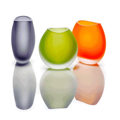 NasonMoretti Swing vase – medium & large | Hand-blown Murano glass vases with dynamic silhouettes and vibrant color options | Available in medium and large sizes to suit different interior styles | A sculptural accent piece that combines playful energy with refined Italian craftsmanship | Design by NasonMoretti | Home decor & vases | 2Jour Concierge, your luxury lifestyle shop